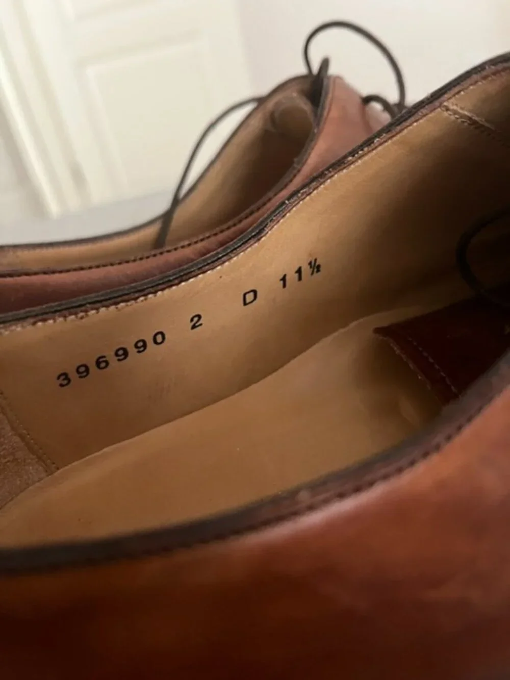 Santoni Cap Toe Oxford Shoes Brown